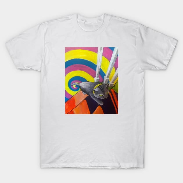 Psychedelic Cat T-Shirt by Picasso is Dead